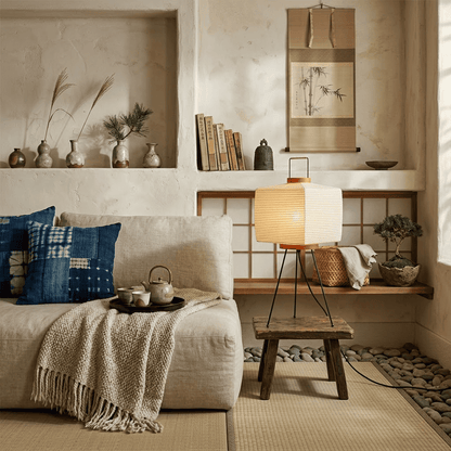 Akari 9A Washi Paper Tripod Table Lamp