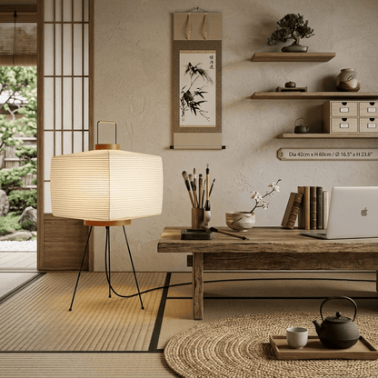 Akari 9A Washi Paper Tripod Table Lamp