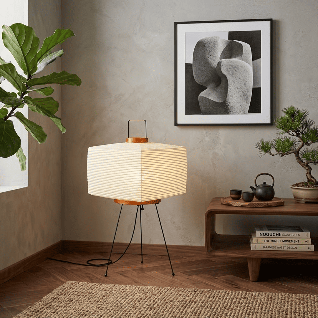 Akari 9A Washi Paper Tripod Table Lamp