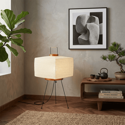Akari 9A Washi Paper Tripod Table Lamp
