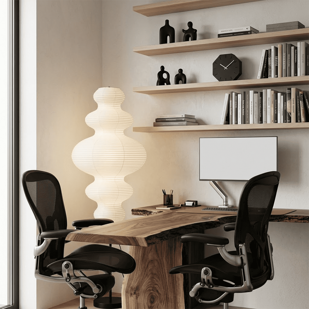 Chigiri Paper Tower Floor Lamp