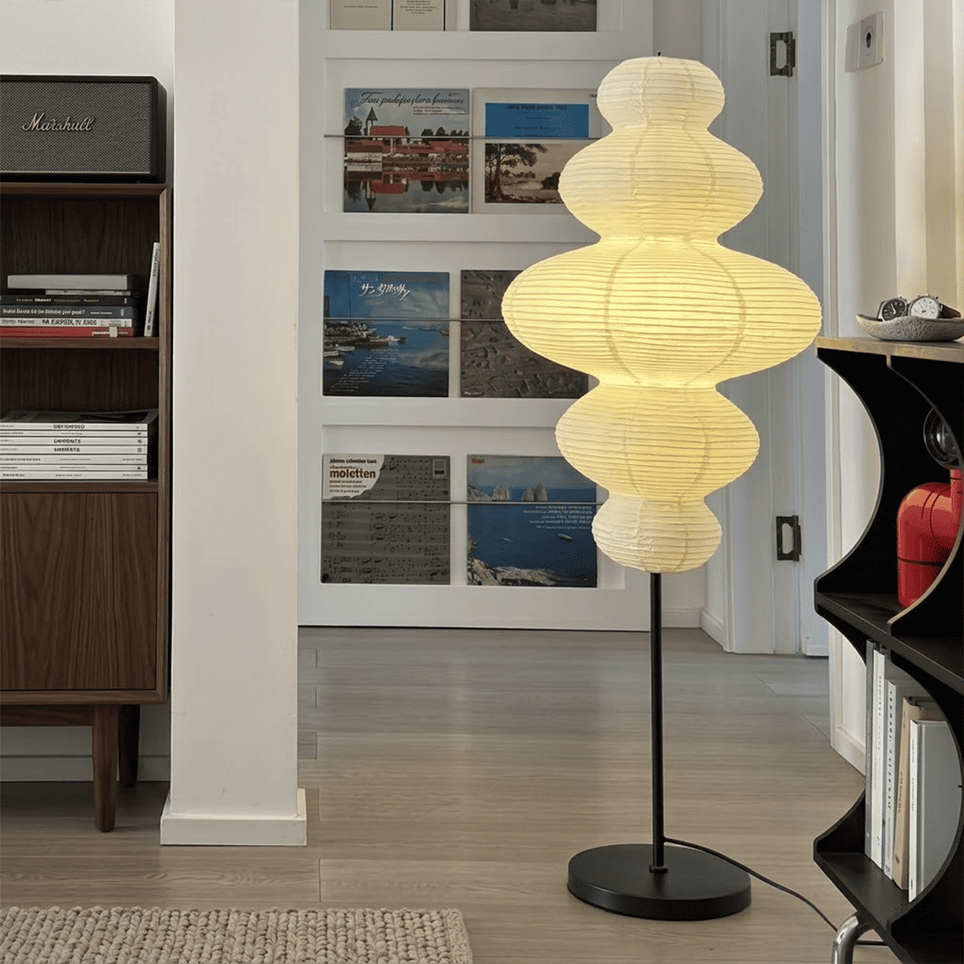 Chigiri Paper Tower Floor Lamp