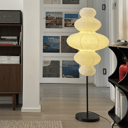 Chigiri Paper Tower Floor Lamp