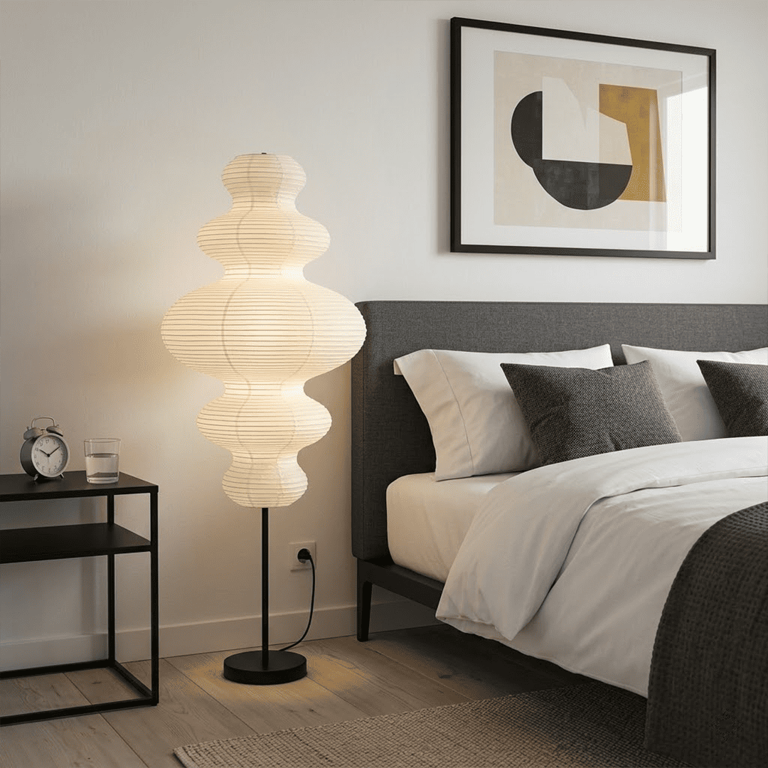 Chigiri Paper Tower Floor Lamp