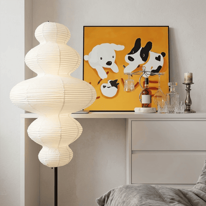 Chigiri Paper Tower Floor Lamp