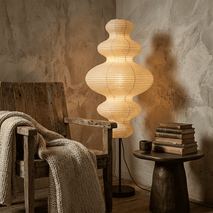 Chigiri Paper Tower Floor Lamp