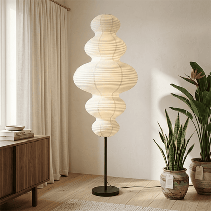 Chigiri Paper Tower Floor Lamp