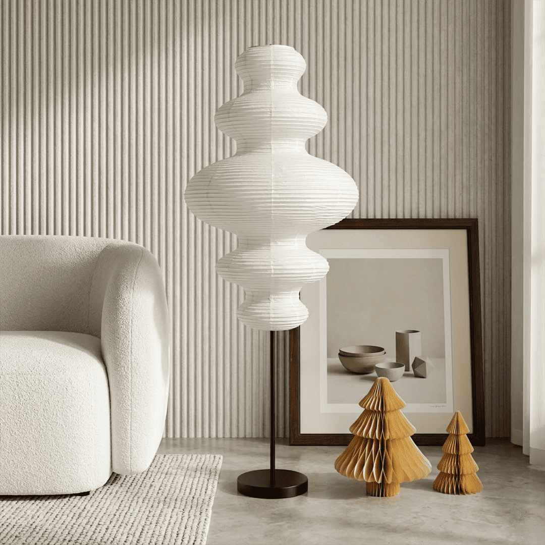 Chigiri Paper Tower Floor Lamp