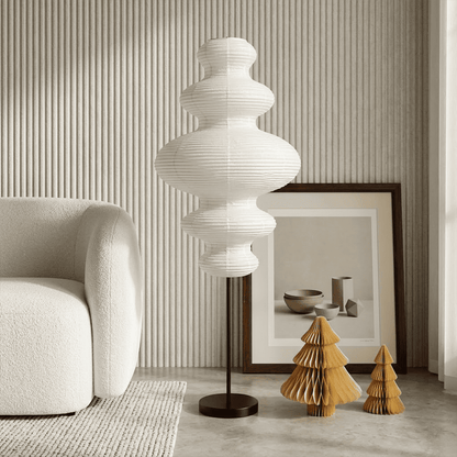 Chigiri Paper Tower Floor Lamp
