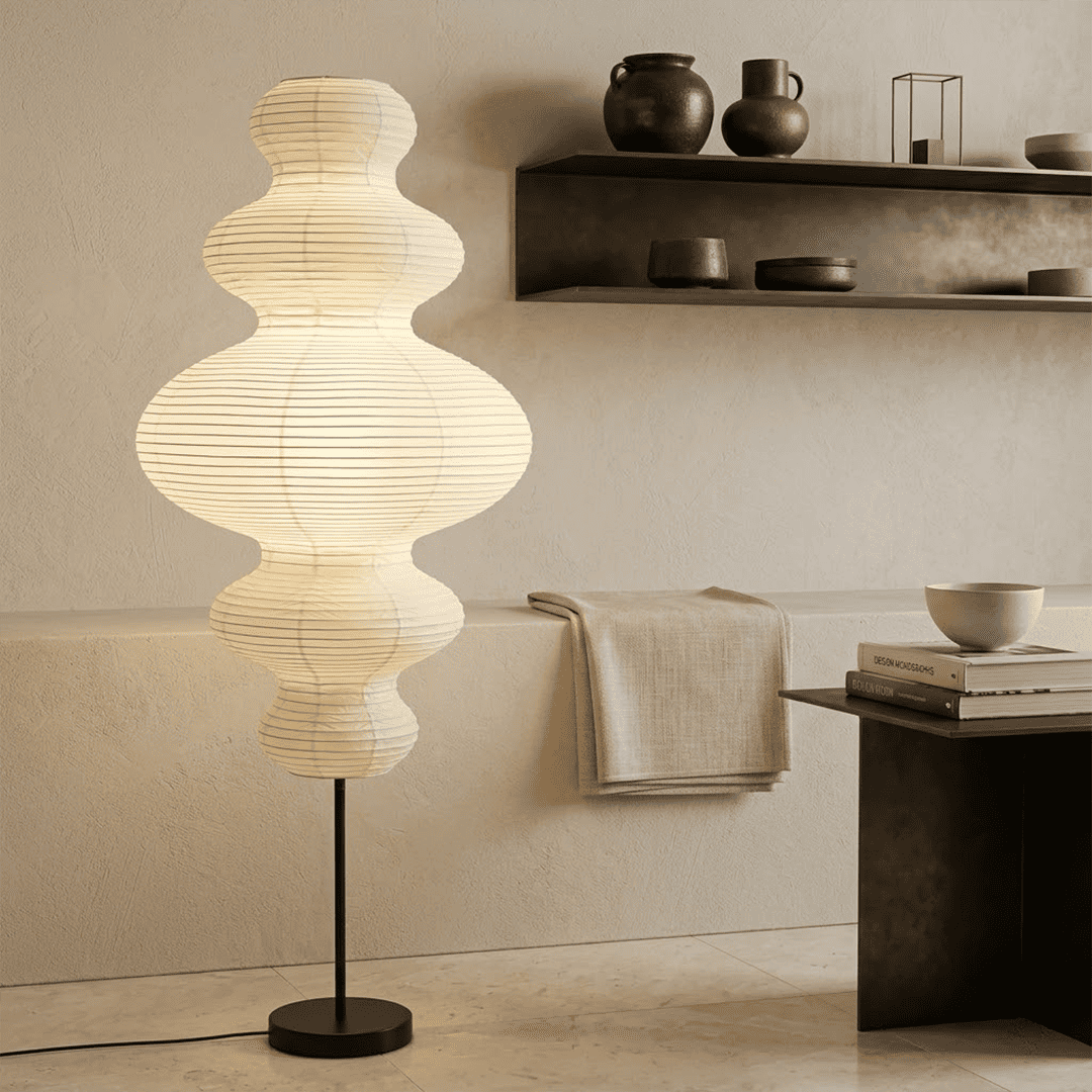 Chigiri Paper Tower Floor Lamp