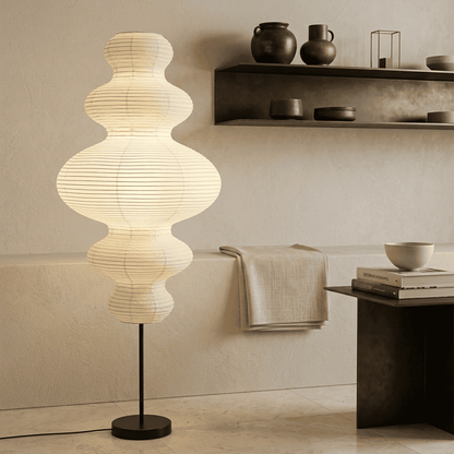 Chigiri Paper Tower Floor Lamp