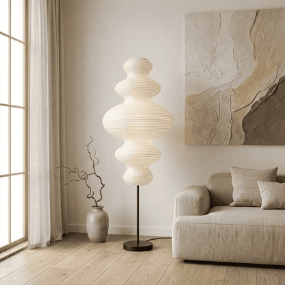 Chigiri Paper Tower Floor Lamp