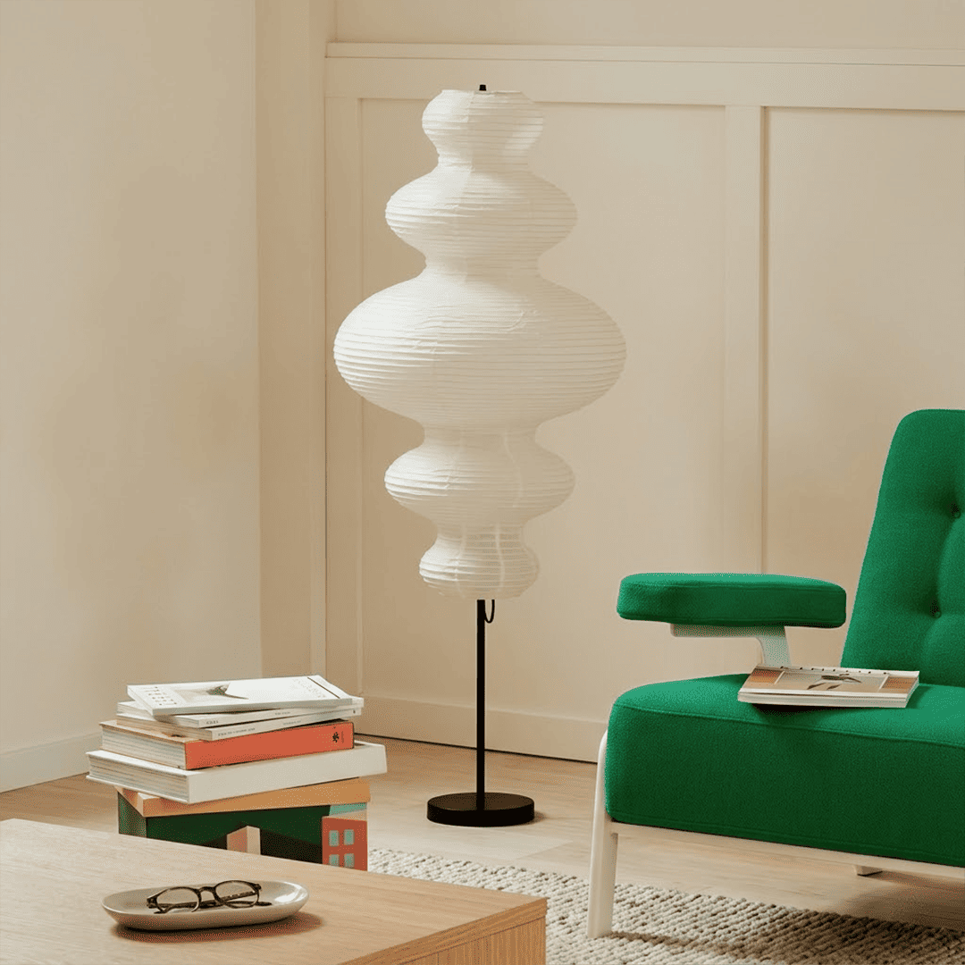 Chigiri Paper Tower Floor Lamp