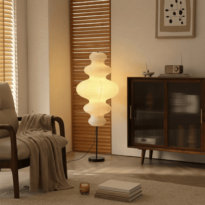Chigiri Paper Tower Floor Lamp