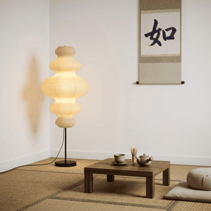 Chigiri Paper Tower Floor Lamp