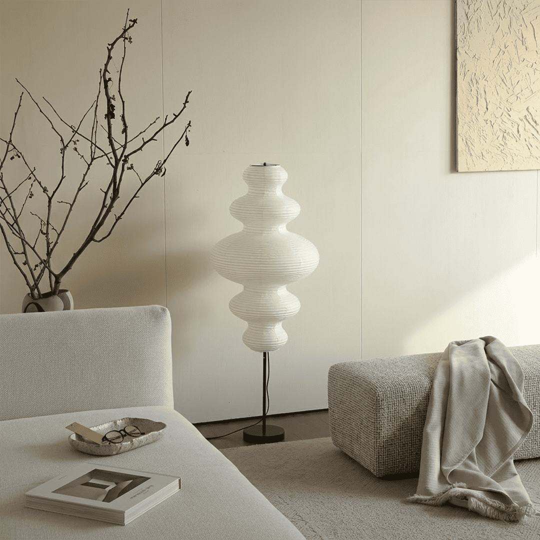 Chigiri Paper Tower Floor Lamp