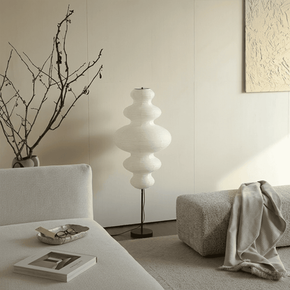 Chigiri Paper Tower Floor Lamp