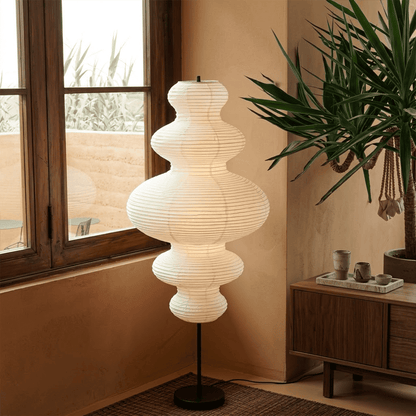 Chigiri Paper Tower Floor Lamp