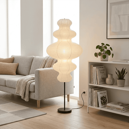 Chigiri Paper Tower Floor Lamp