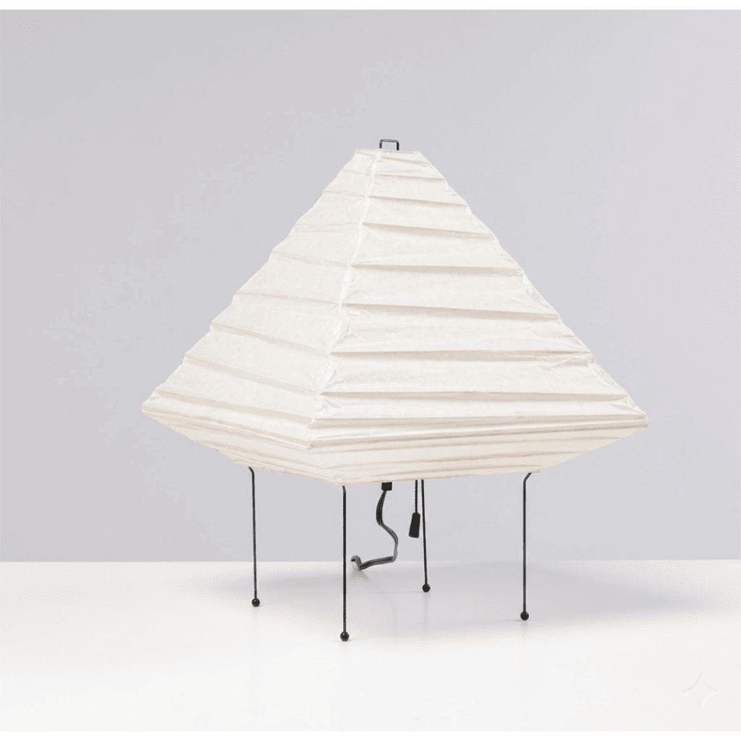 Akari 5X Washi Paper Pyramid Table Lamp