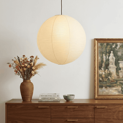 Washi Paper Whimsy Dual Pendant Cluster Light