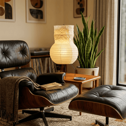 Akari Zara Washi Paper Lantern Table Lamp