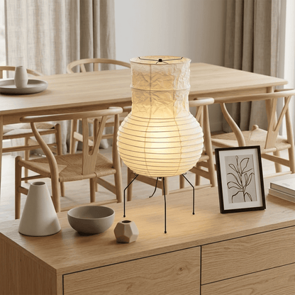 Akari Zara Washi Paper Lantern Table Lamp