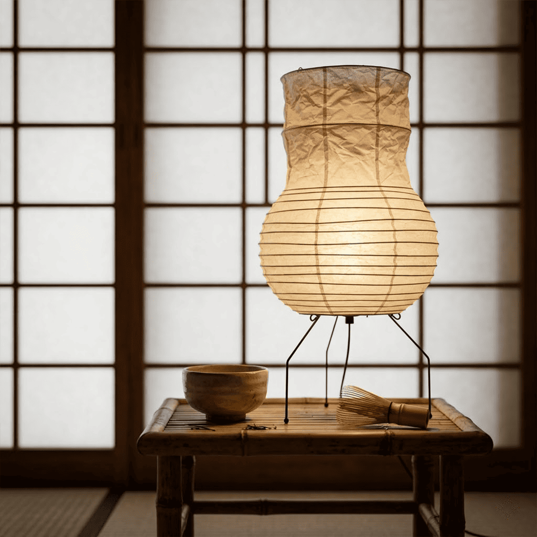 Akari Zara Washi Paper Lantern Table Lamp