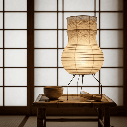 Akari Zara Washi Paper Lantern Table Lamp