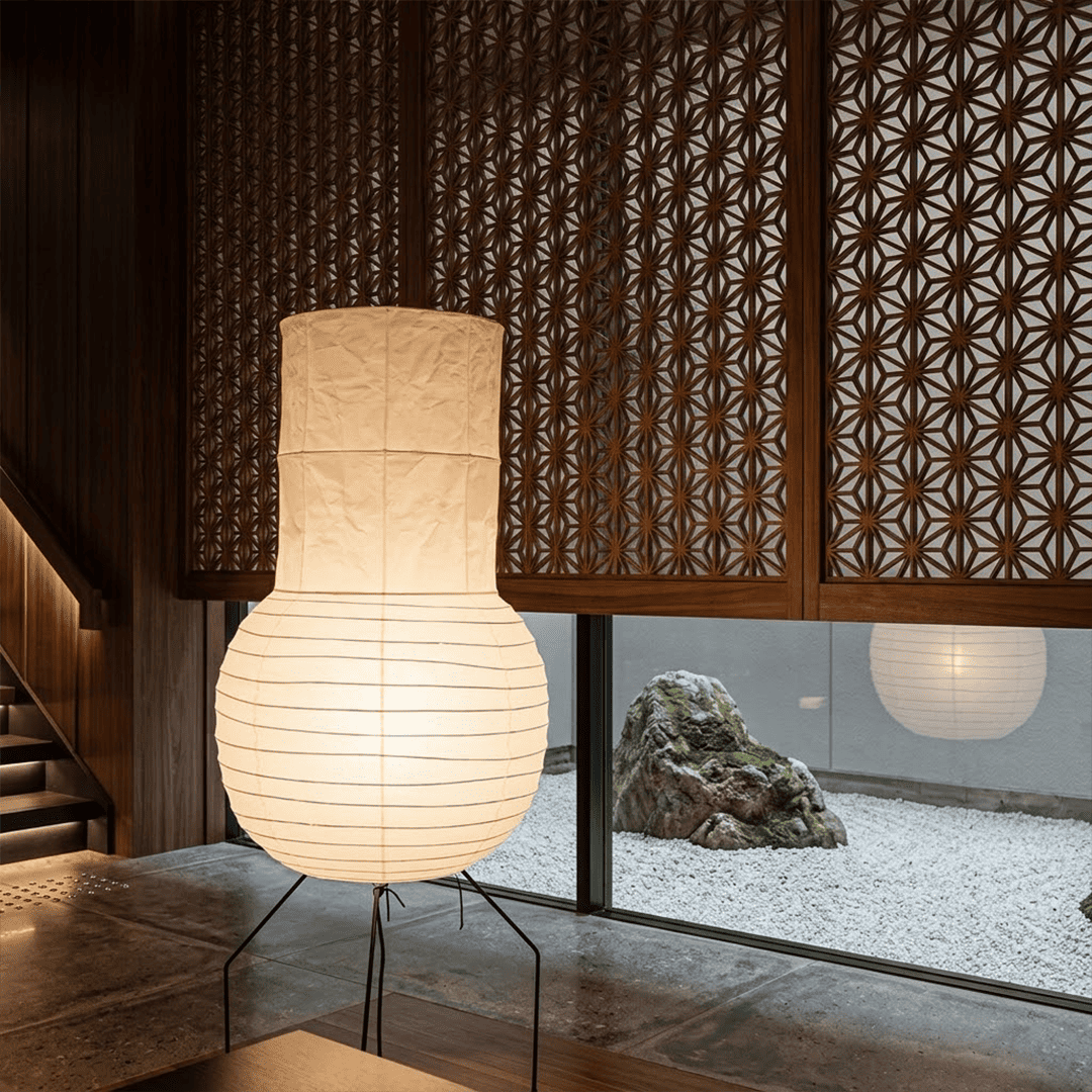 Akari Zara Washi Paper Lantern Table Lamp