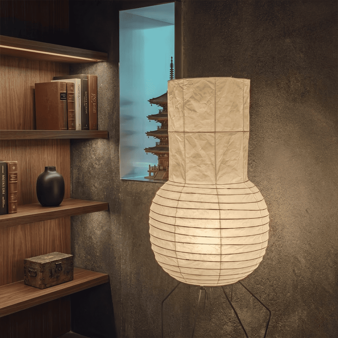 Akari Zara Washi Paper Lantern Table Lamp