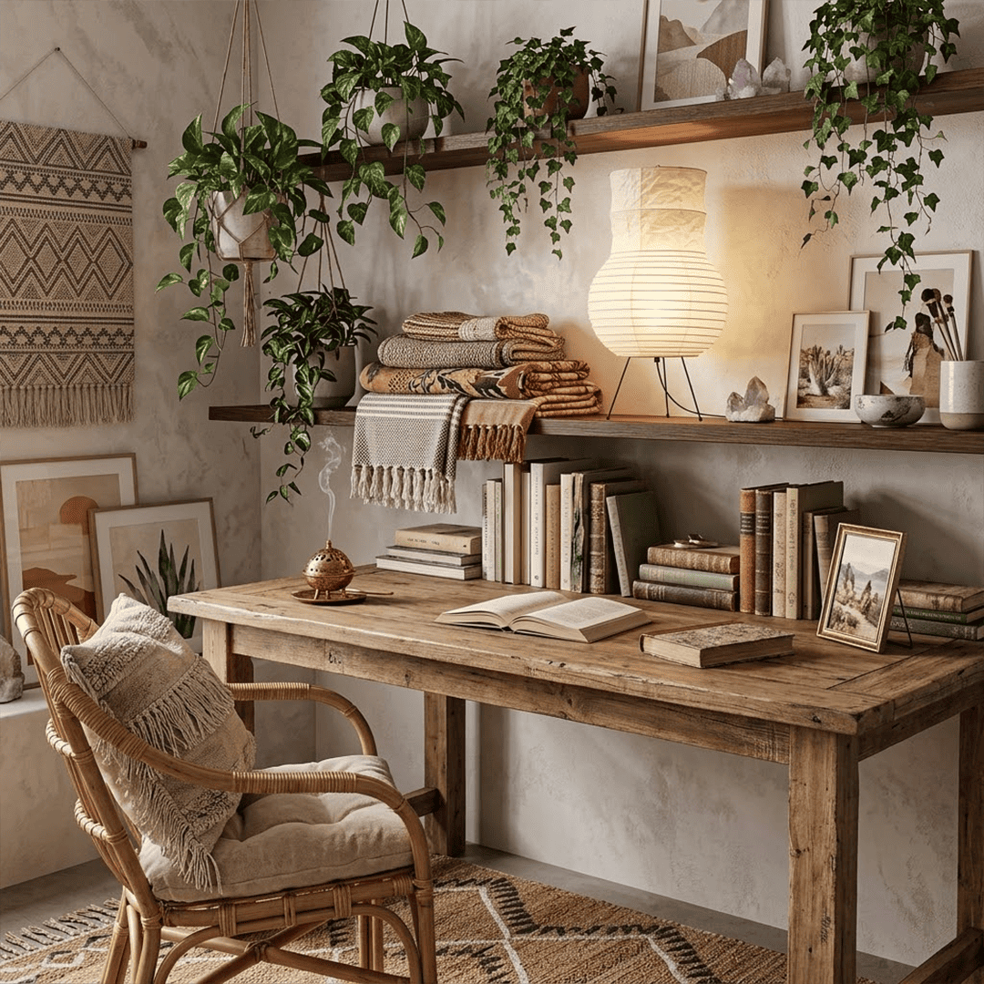 Akari Zara Washi Paper Lantern Table Lamp