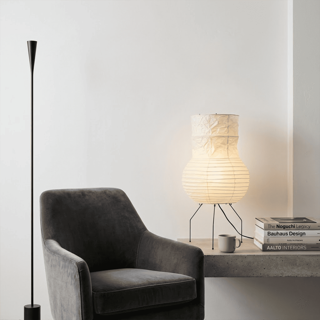 Akari Zara Washi Paper Lantern Table Lamp