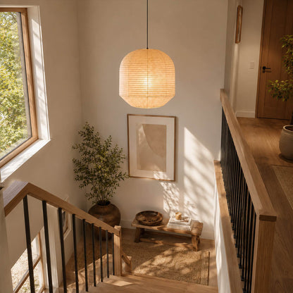 Tsuki Washi Paper Pendant Light