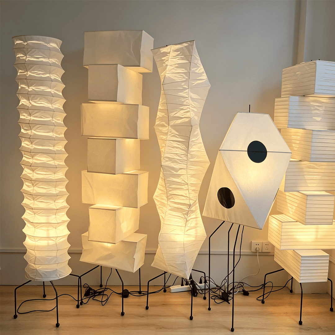 Akari UF4-31N Washi Paper Floor Lamp