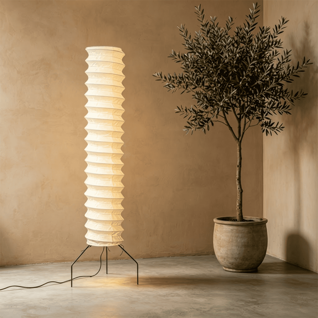 Akari UF4-31N Washi Paper Floor Lamp
