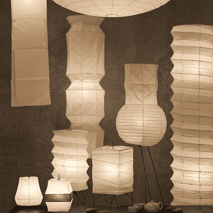 Akari UF4-31N Washi Paper Floor Lamp