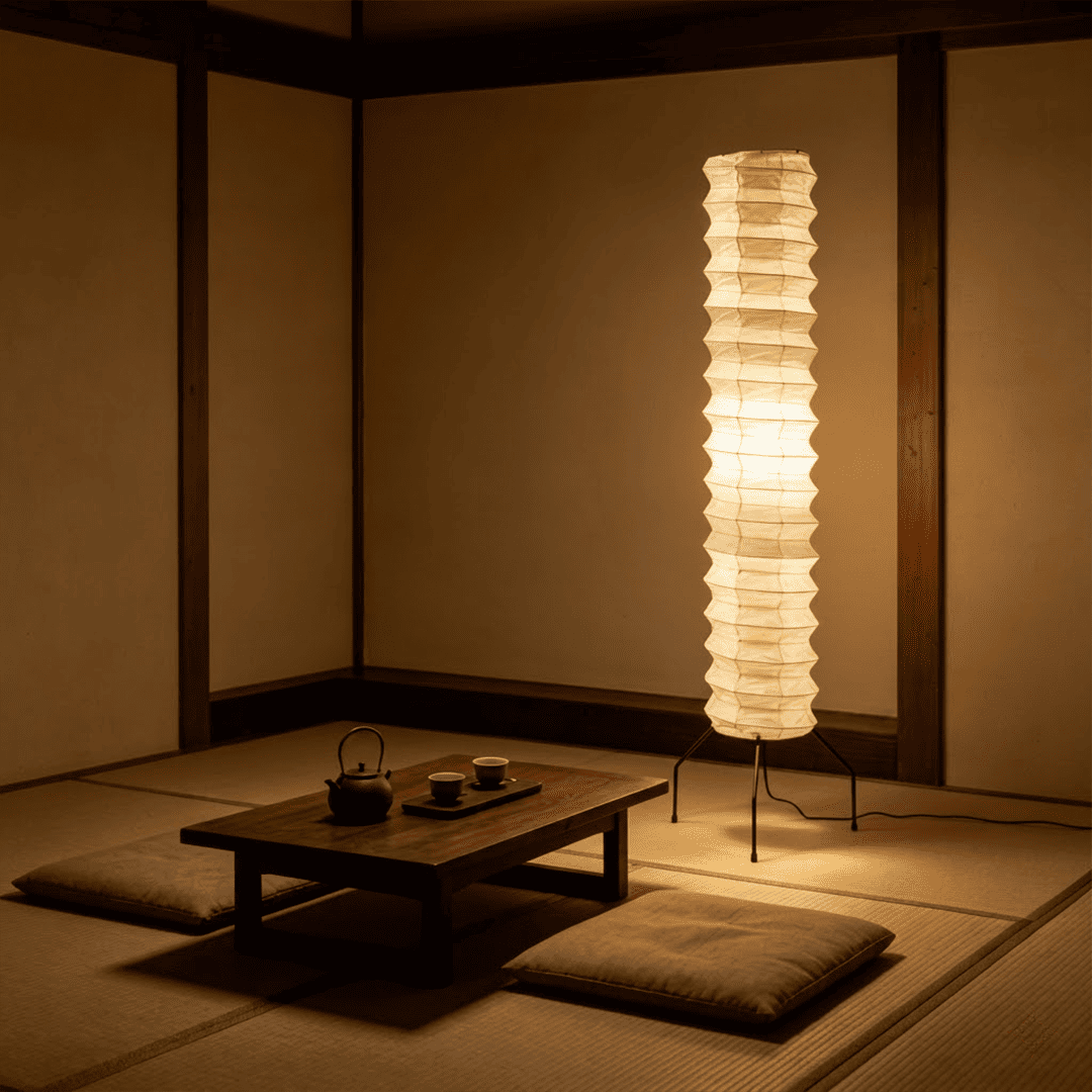 Akari UF4-31N Washi Paper Floor Lamp