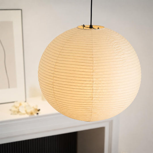 Washi Paper Sphere Pendant Light