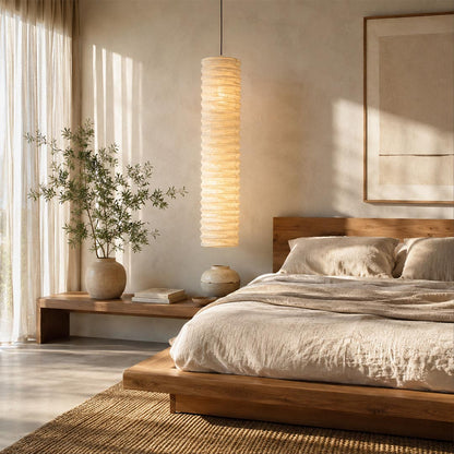 Akari 31N Washi Paper Cylindrical Pendant Light