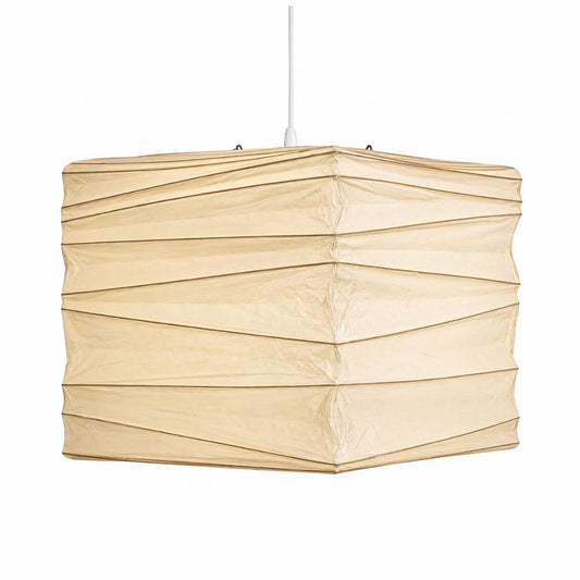 Washi Paper Square Cube Pendant Light