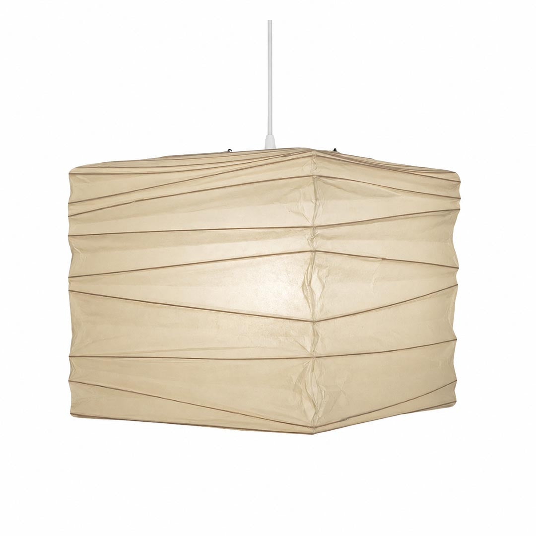 Washi Paper Square Cube Pendant Light