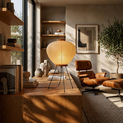 Akari 3A Washi Paper Tripod Table Lamp