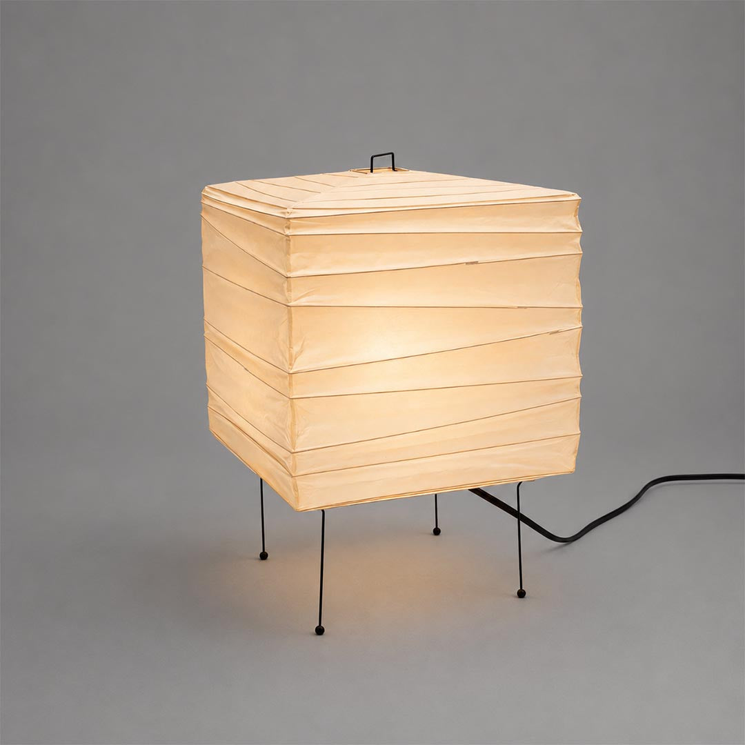 Akari 3X Washi Paper Square Table Lamp