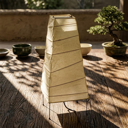 Akari 4N Washi Paper Slim Iron Frame Table Lamp