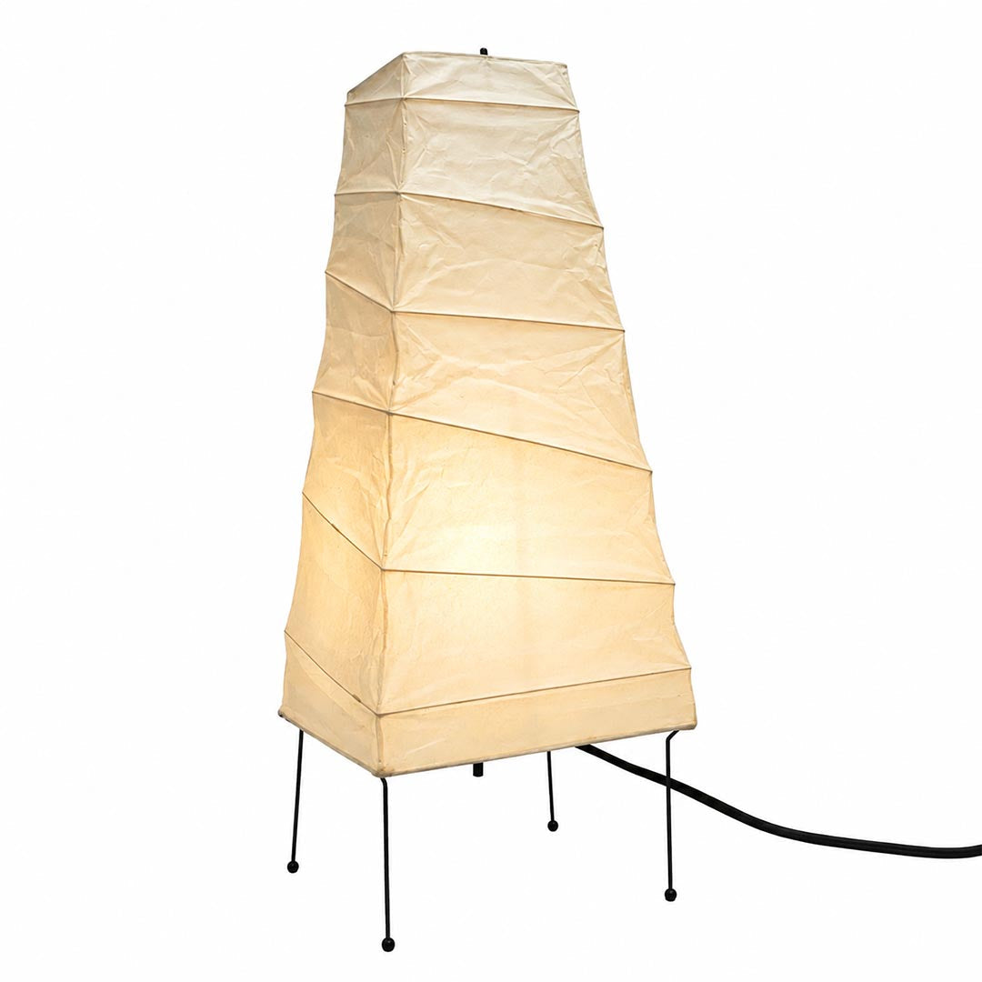 Akari 4N Washi Paper Slim Iron Frame Table Lamp