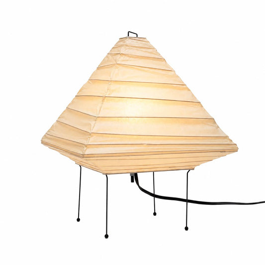 Akari 5X Washi Paper Pyramid Table Lamp