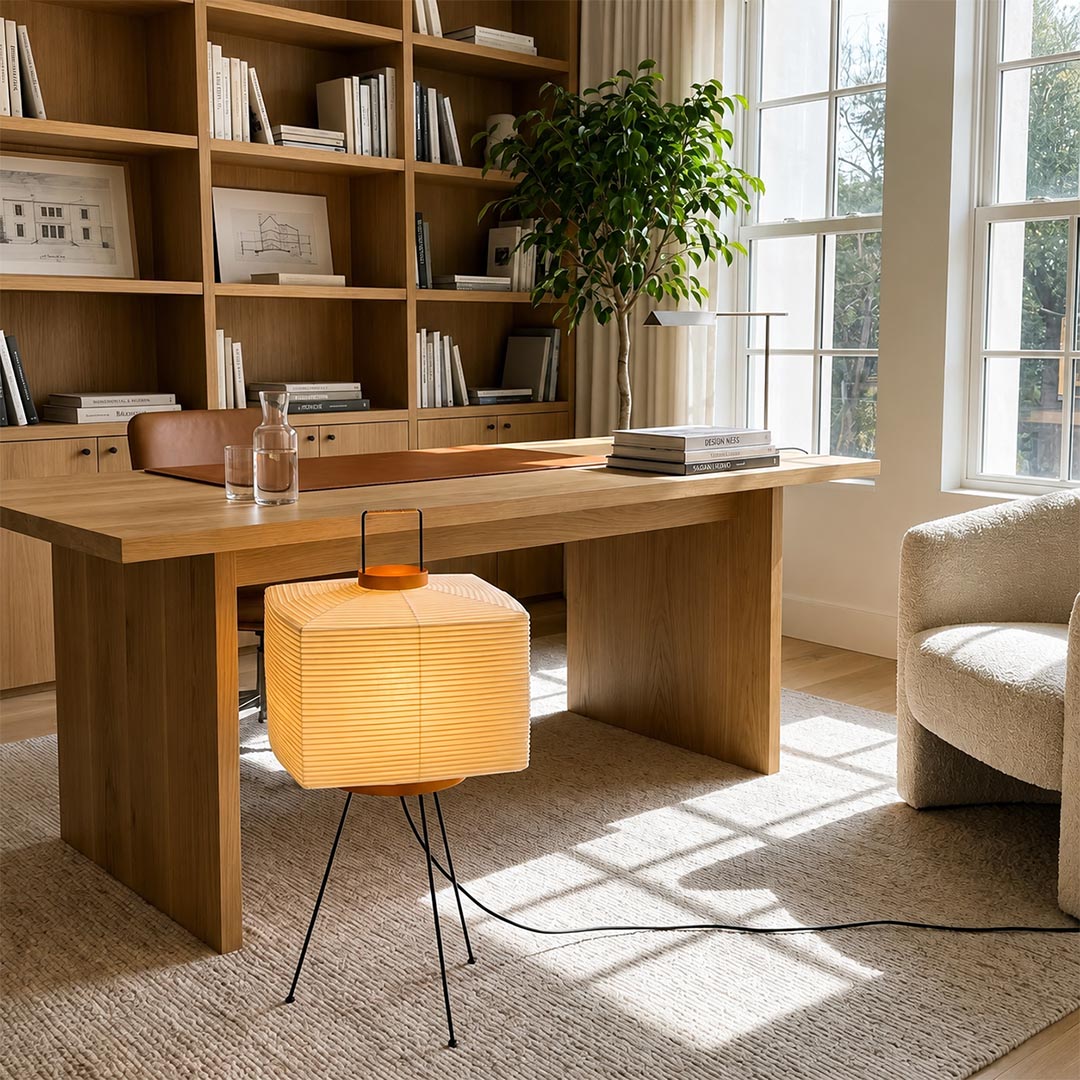 Akari 9A Washi Paper Tripod Table Lamp