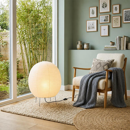 Bonn Large Washi Paper Sphere Table Light