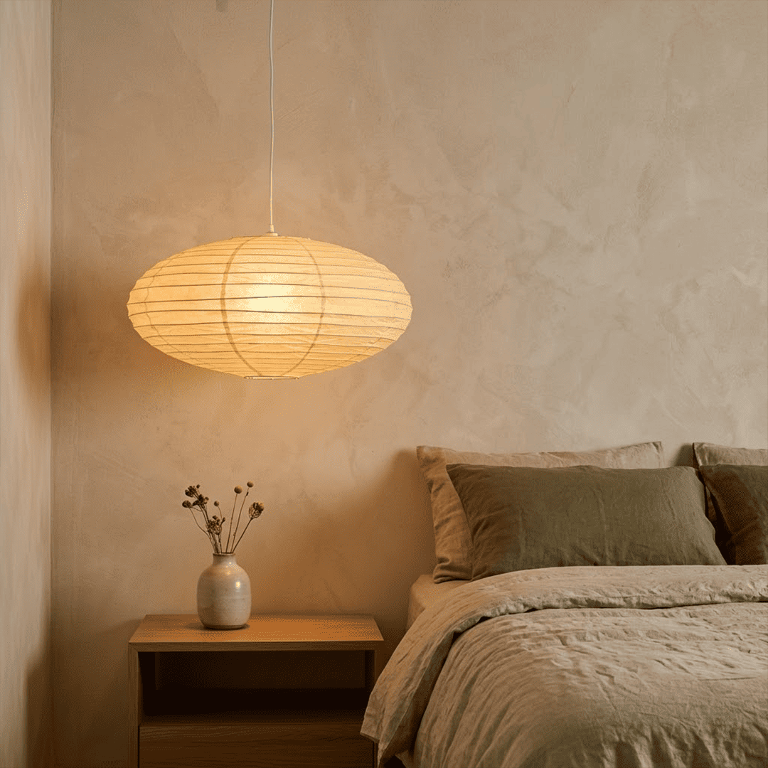 Akari EN Series Washi Paper Pendant Light